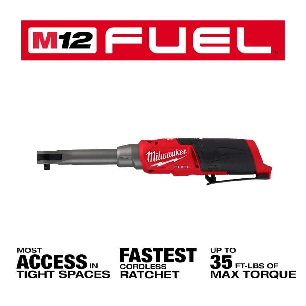 M12 FUEL 12V Lithium-Ion Brushless Cordless 3/8 in. Extended Reach High Speed - View 2
