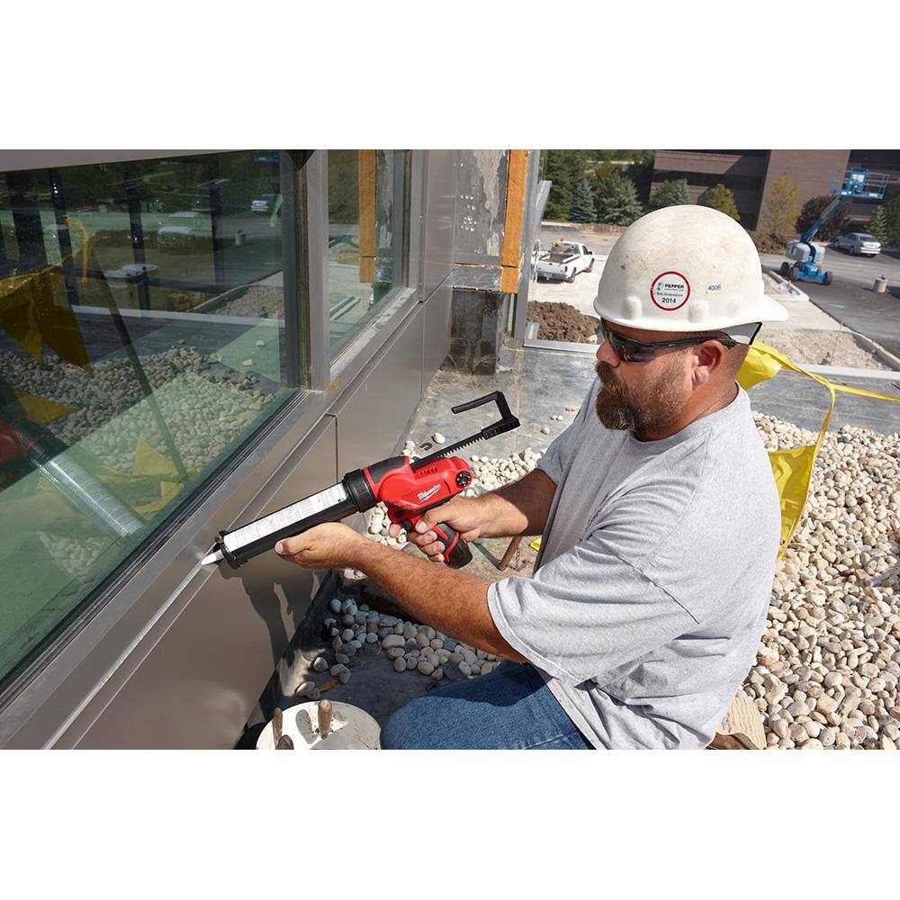 M12 12V Lithium-Ion Cordless 10 oz. Adhesive and Caulk Gun (Tool-Only) - View 4