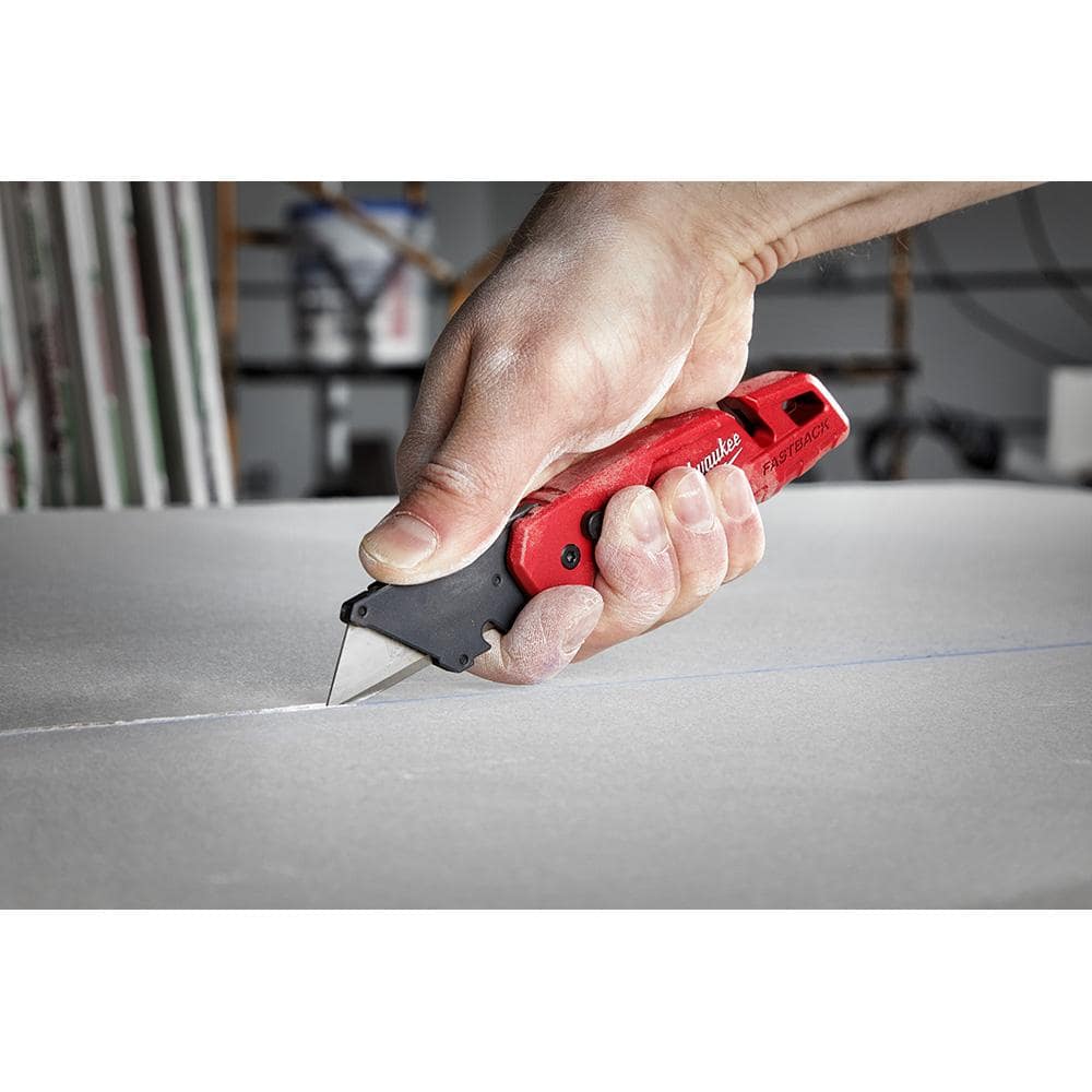 FASTBACK Folding Utility Knife with Blade Storage and General Purpose Blade - View 6