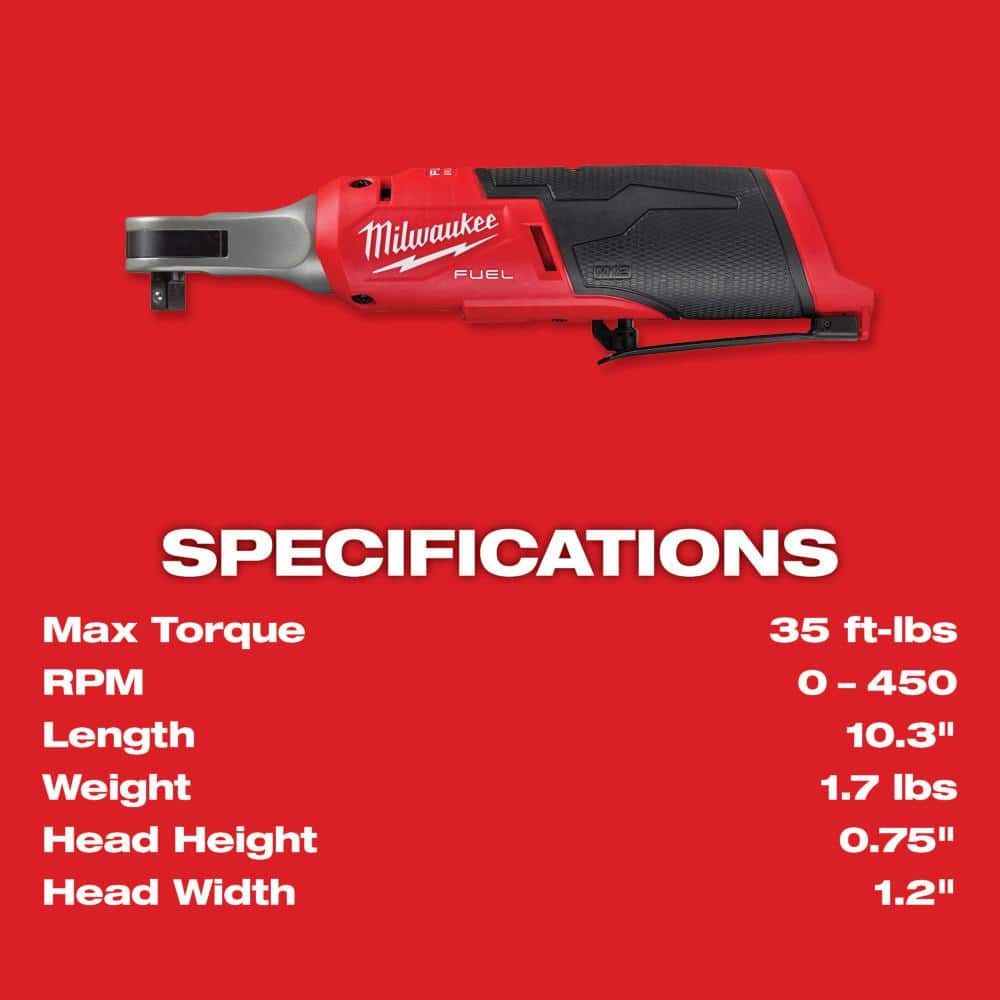 M12 FUEL 12-Volt Lithium-Ion Brushless Cordless High Speed 3/8 in. Ratchet - View 3