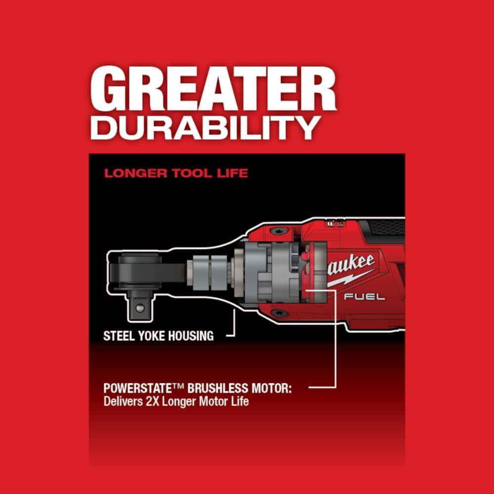 M12 FUEL 12-Volt Lithium-Ion Brushless Cordless High Speed 3/8 in. Ratchet - View 6