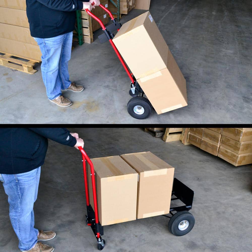 800 lbs. Capacity 2-in-1 Convertible Hand Truck - View 3
