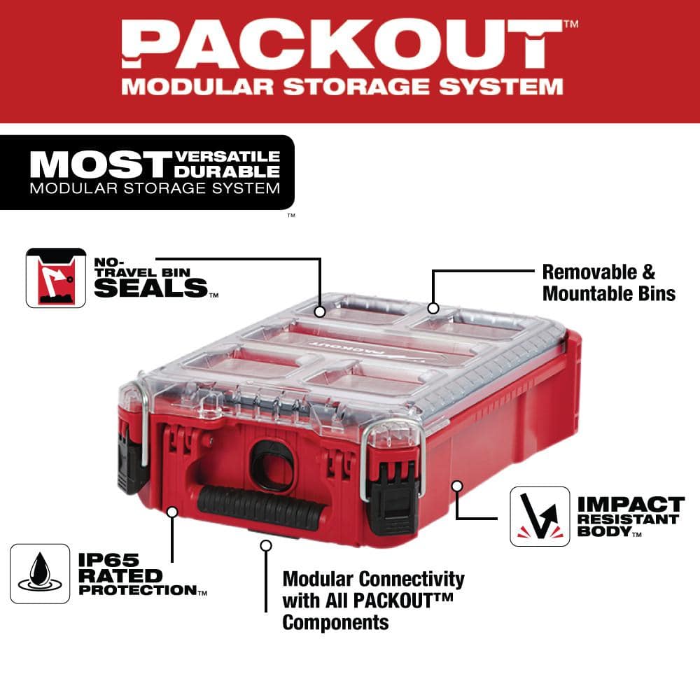 PACKOUT 5-Compartments Small Parts Organizer - View 3