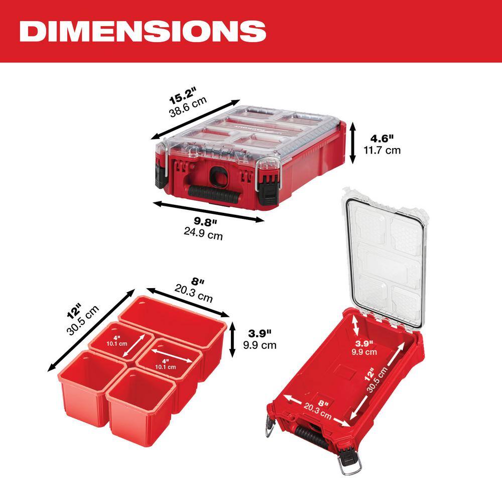 PACKOUT 5-Compartments Small Parts Organizer - View 4