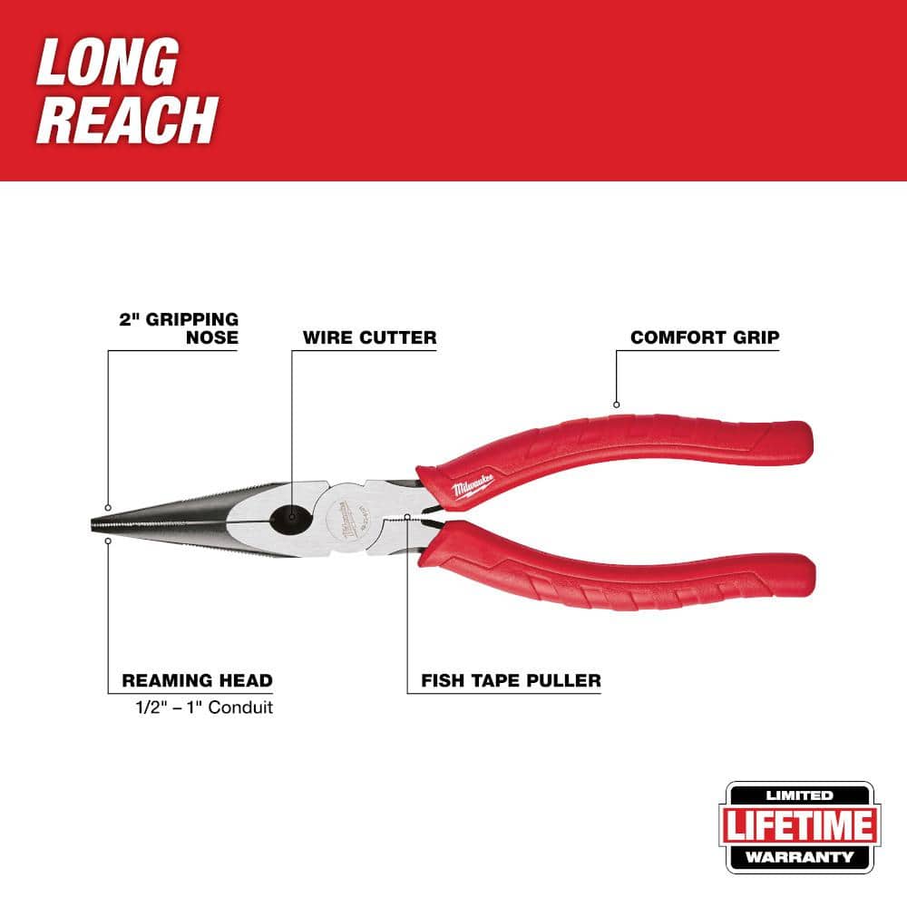 8 in. Long Needle Nose Pliers - View 2