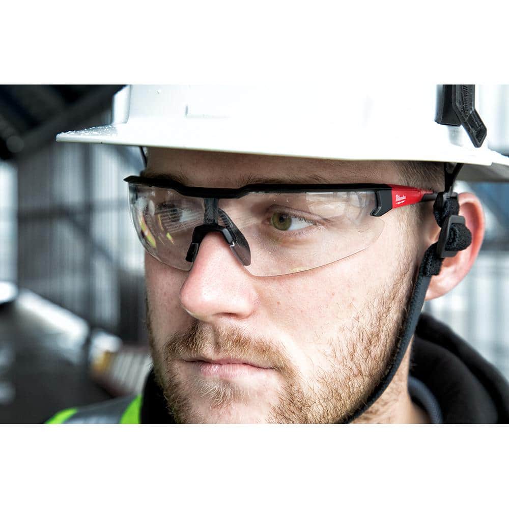 Safety Glasses with Clear Anti-Scratch Lenses (3-Pack) - View 3