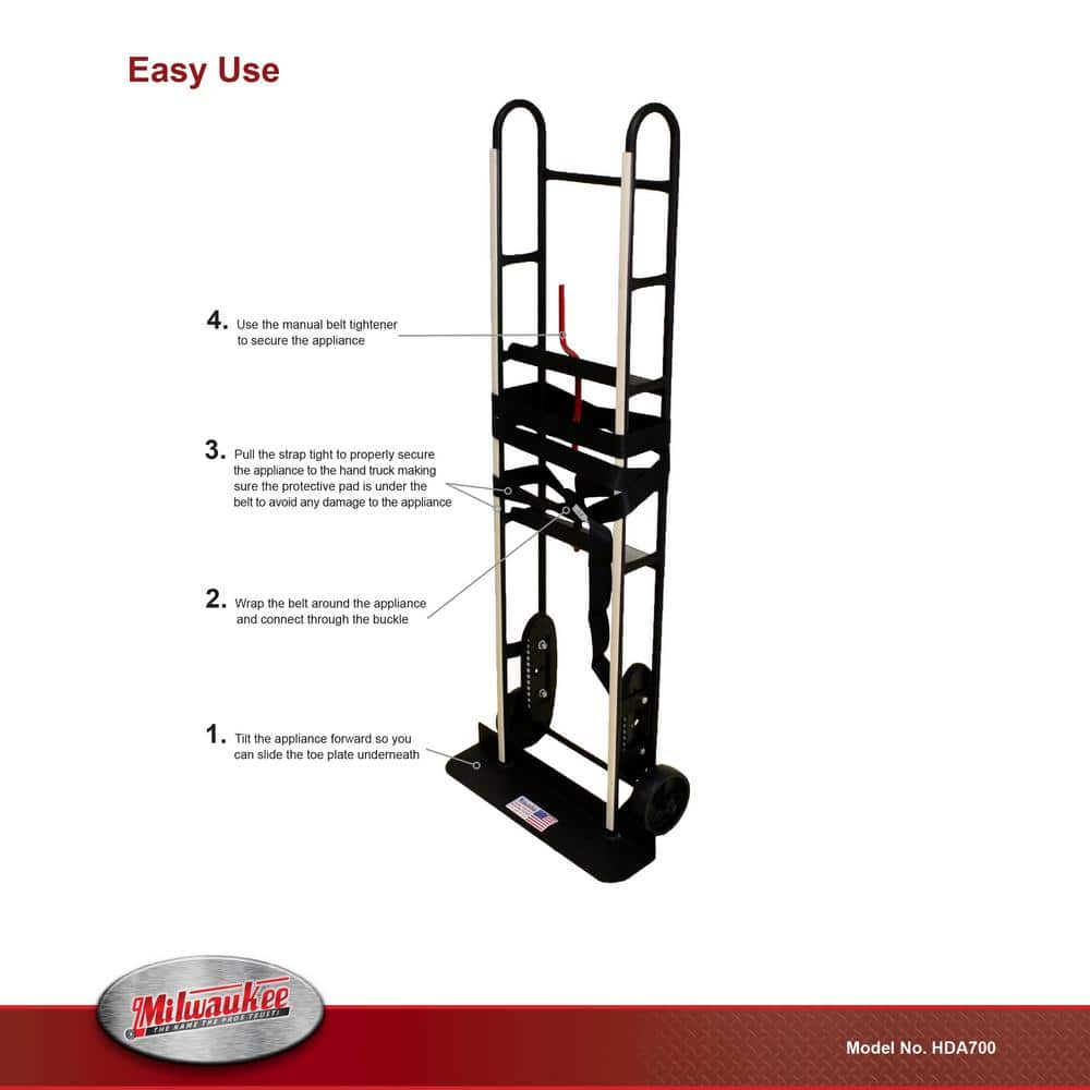 800 lb. Capacity Appliance Hand Truck - View 4