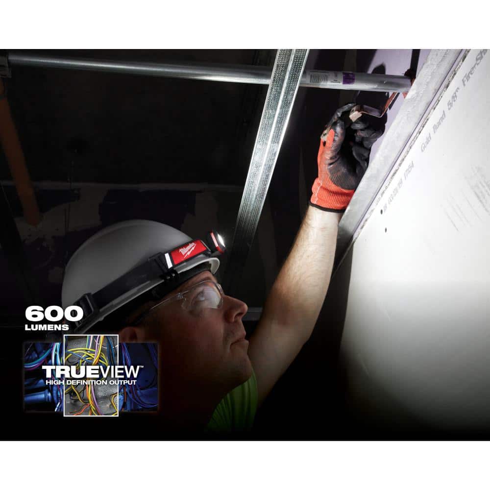 600 Lumens LED REDLITHIUM USB Low-Profile Hard Hat Headlamp - View 6