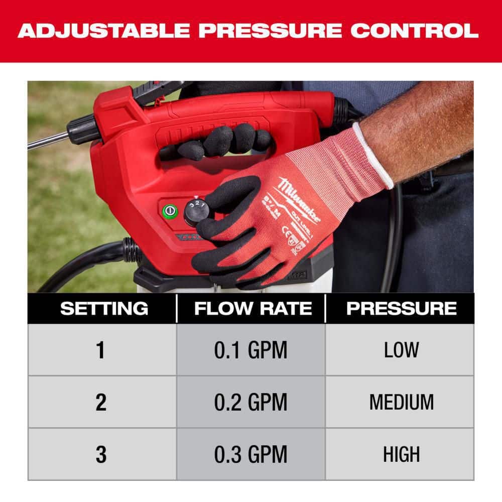M12 12-Volt 2 Gal. Lithium-Ion Cordless Handheld Sprayer Kit with 2.0 Ah - View 6