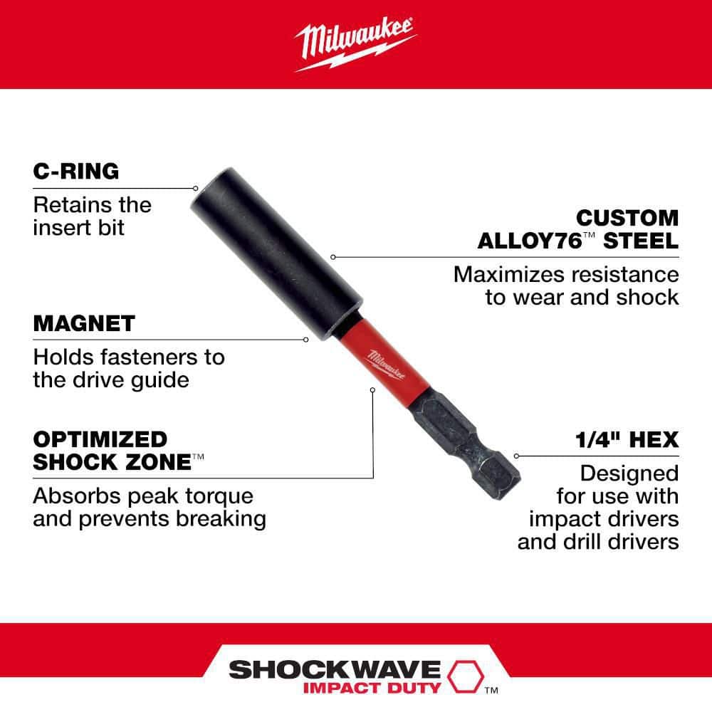 SHOCKWAVE Impact Duty 6 in. Magnetic Bit Holder - View 2