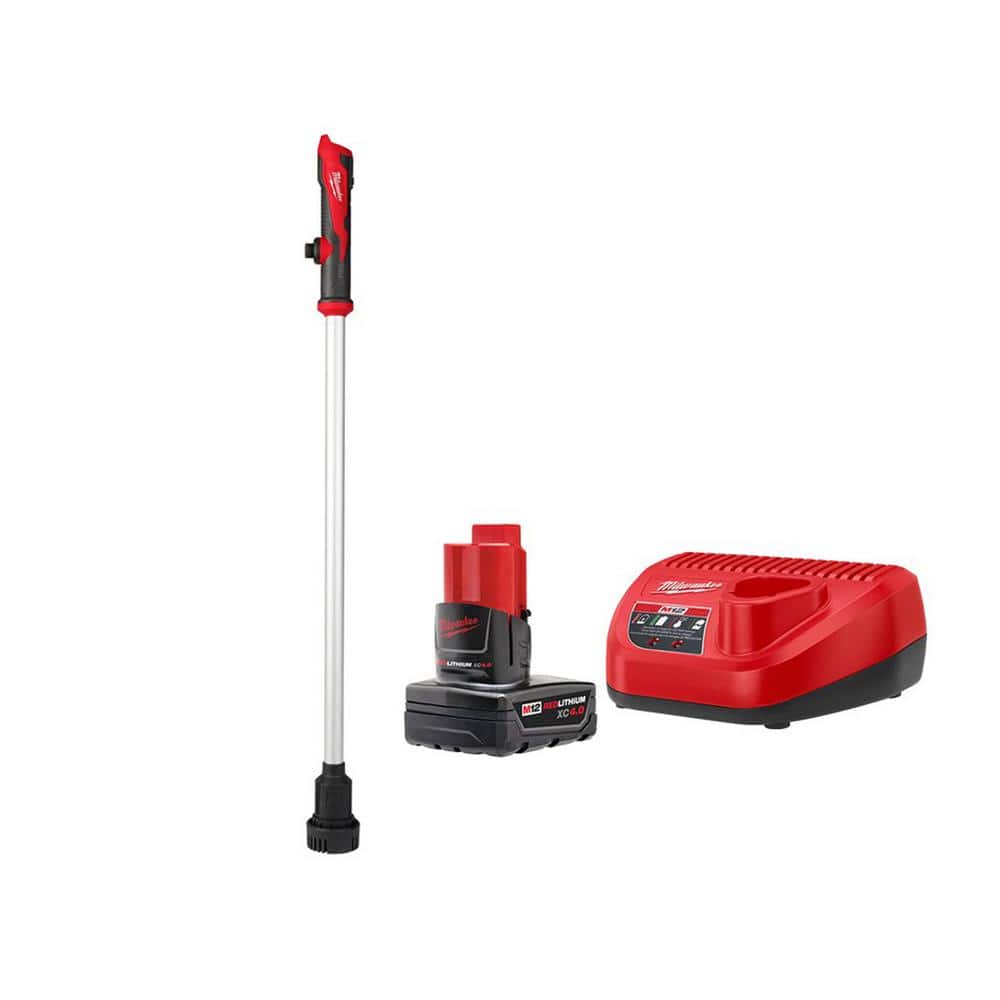 M12 12-Volt Lithium-Ion Cordless 9 GPM 0 HP Submersible Stick Water Transfer