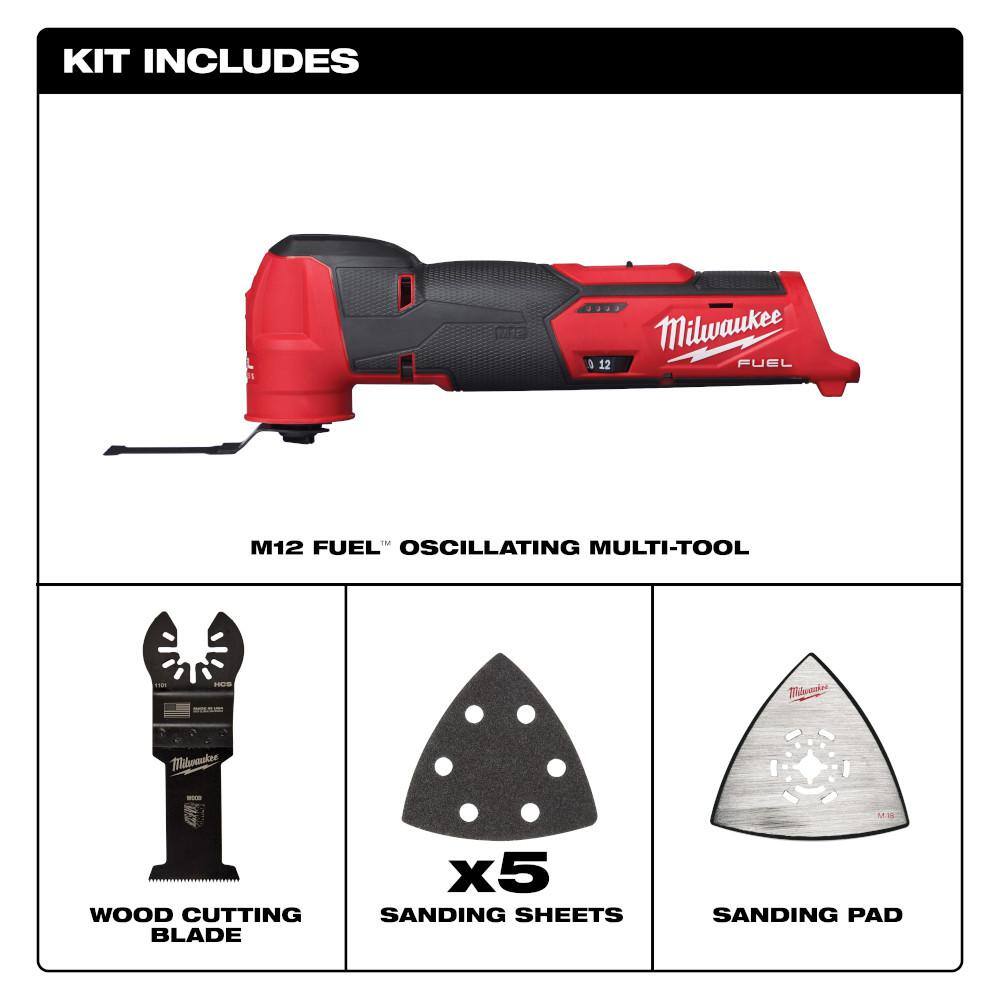 M12 FUEL 12-Volt Li-Ion Brushless Cordless Hammer Drill/Impact Driver Combo Kit - View 2