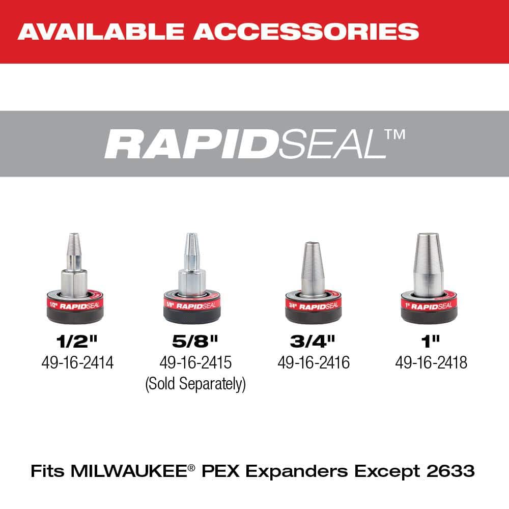 M12 FUEL RAPID SEAL ProPEX Expander Heads With 1/2 in. - 1 in. ProPEX Expansion - View 6