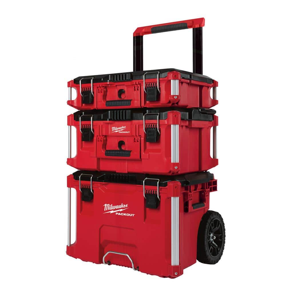PACKOUT 22 in. Rolling Tool Box, 22 in. Large Tool Box and 22 in. Medium Tool