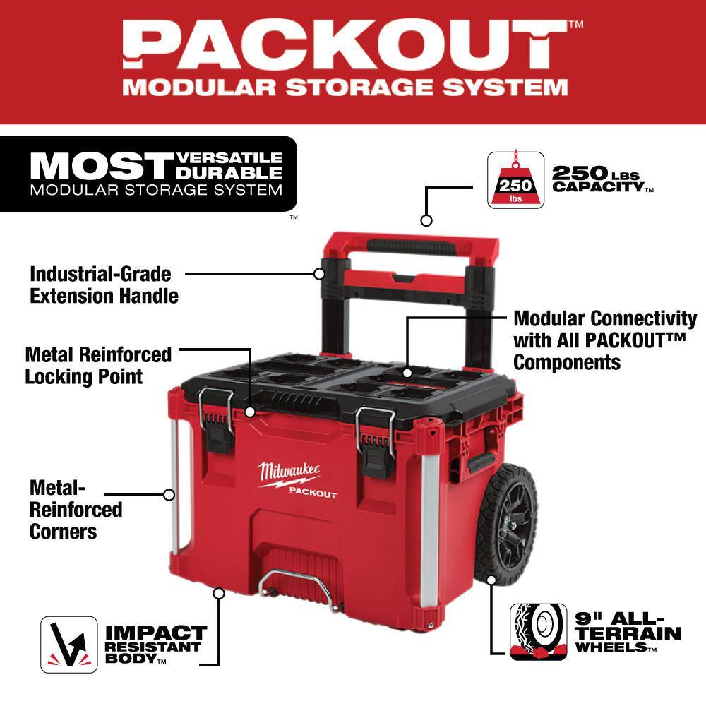 PACKOUT 22 in. Rolling Tool Box, 22 in. Large Tool Box and 22 in. Medium Tool - View 2