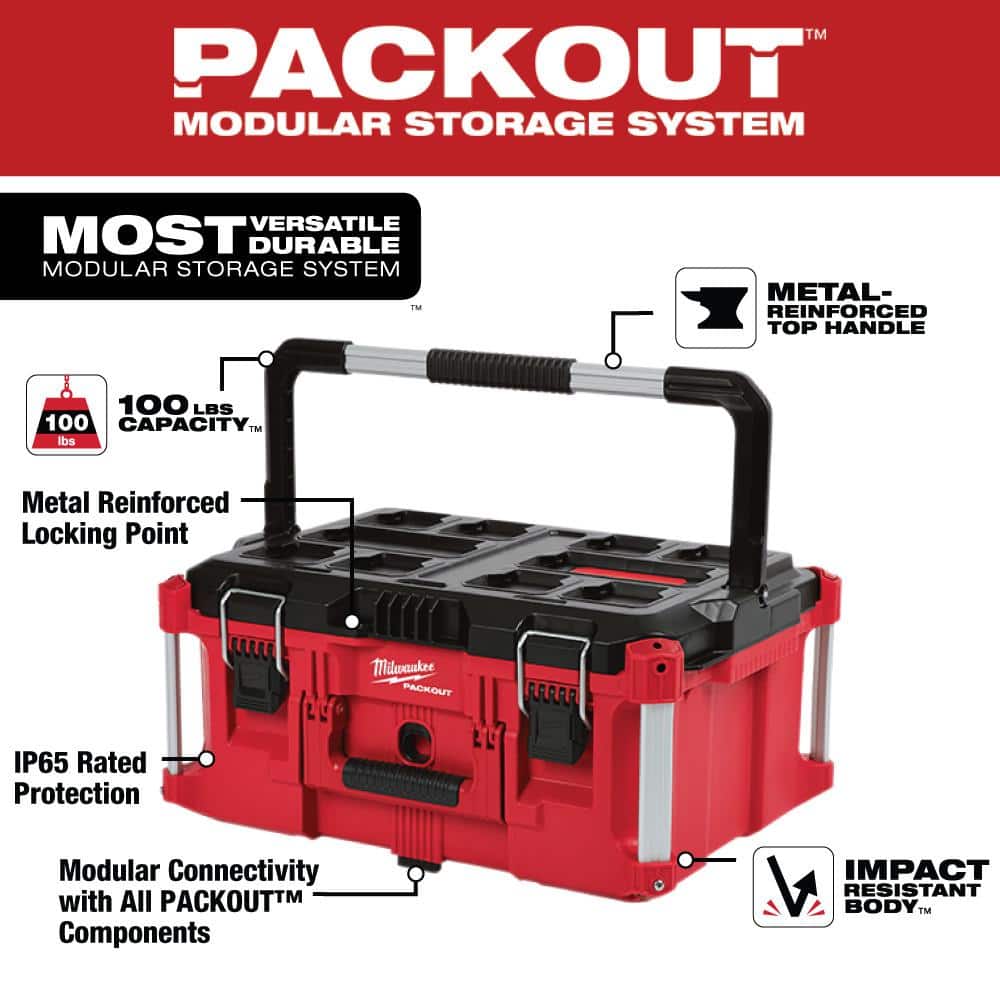 PACKOUT 22 in. Rolling Tool Box, 22 in. Large Tool Box and 22 in. Medium Tool - View 3