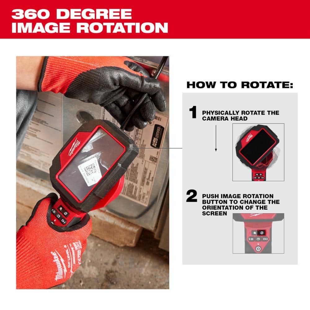 M12 12V Lithium-Ion Corldless M-SPECTOR 360-Degree 10 ft. Inspection Camera Kit - View 4