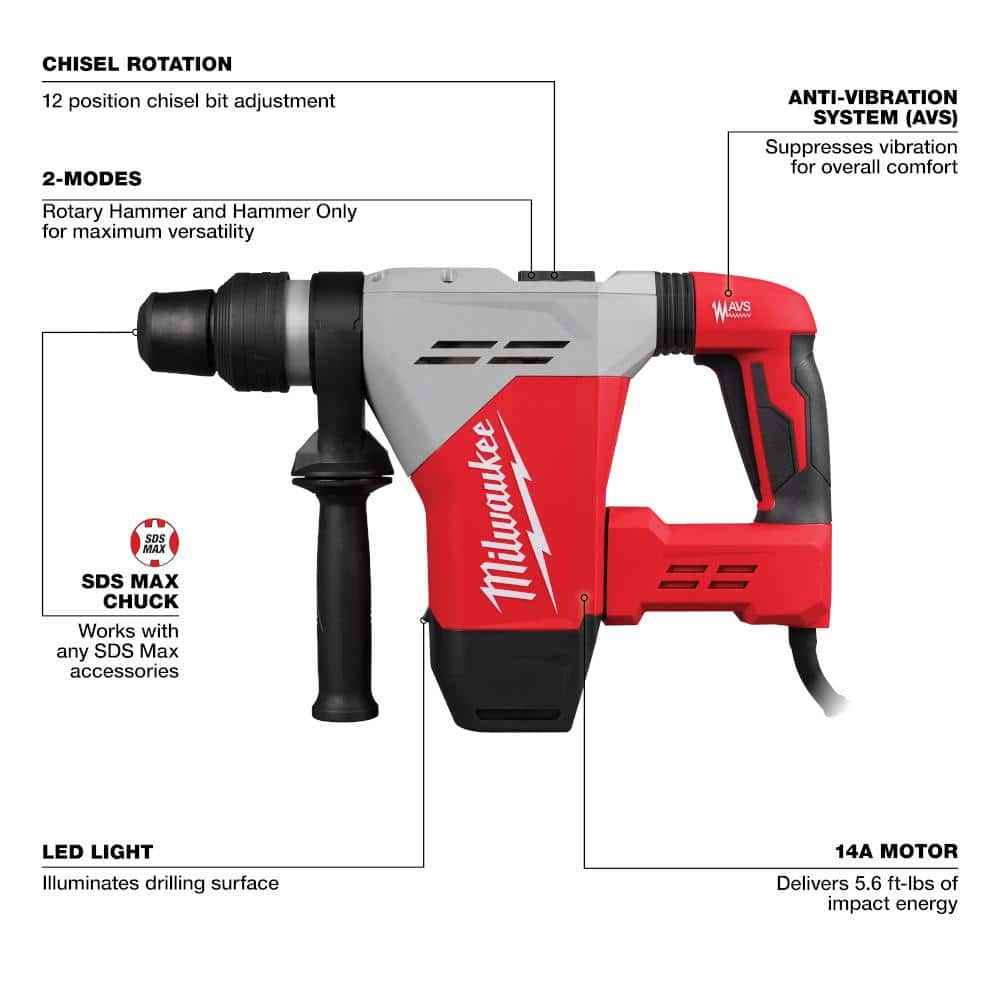 1-9/16 in. SDS-Max Rotary Hammer - View 3