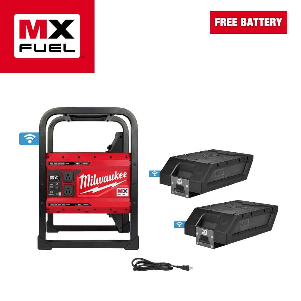 MX FUEL 3600-Watt/1800-Watt Lithium-Ion Battery Powered Push Start Portable