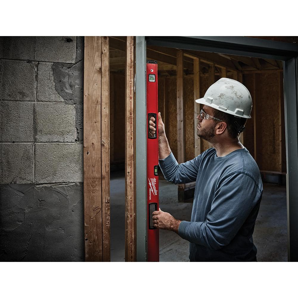 10 in. /24 in. /48 in. /78 in. REDSTICK Magnetic Box and Torpedo Level Set - View 6