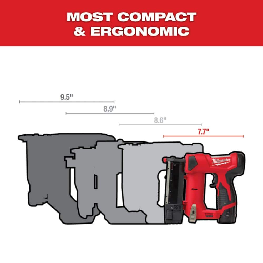 M12 12-Volt 23-Gauge Lithium-Ion Cordless Pin Nailer (Tool-Only) - View 5
