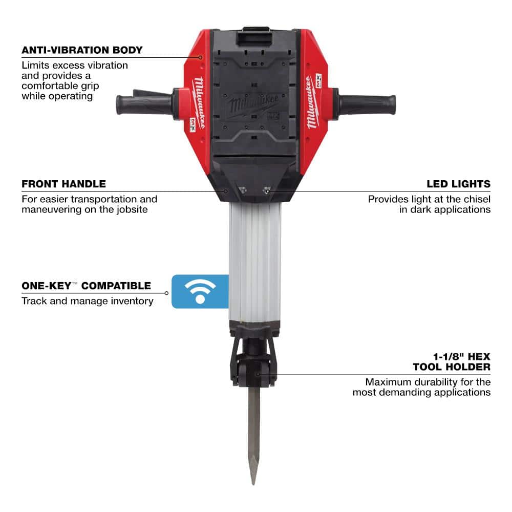 MX FUEL Lithium-Ion Cordless 1-1/8 in. Breaker with Battery and Charger - View 5